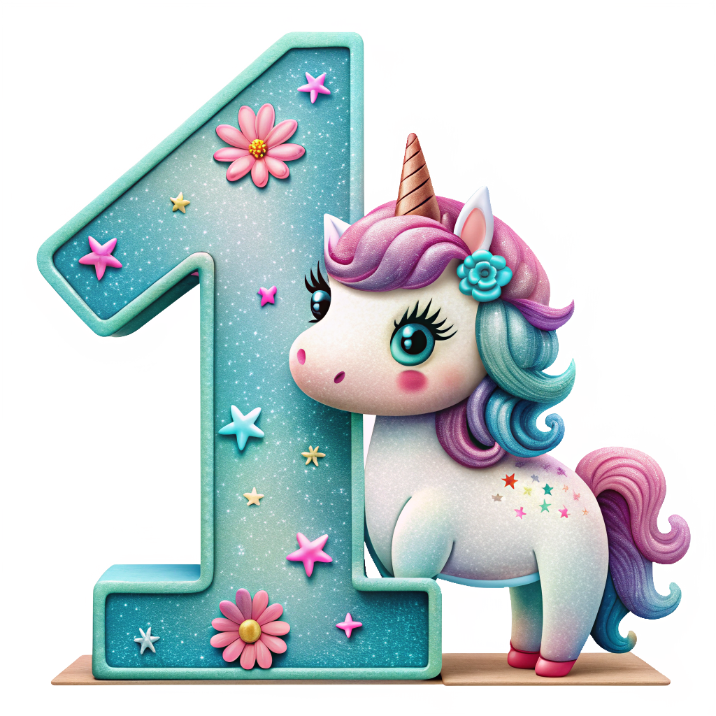 Unicorn Alfabet og Nummer