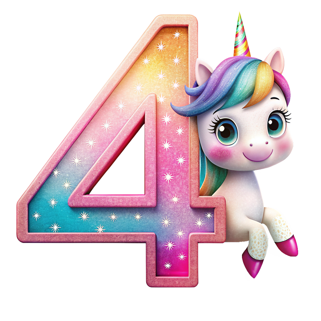 Unicorn Alfabet og Nummer