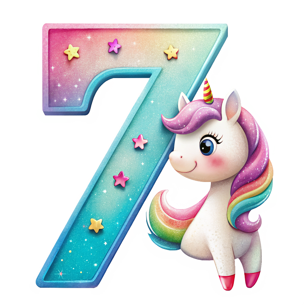 Unicorn Alfabet og Nummer