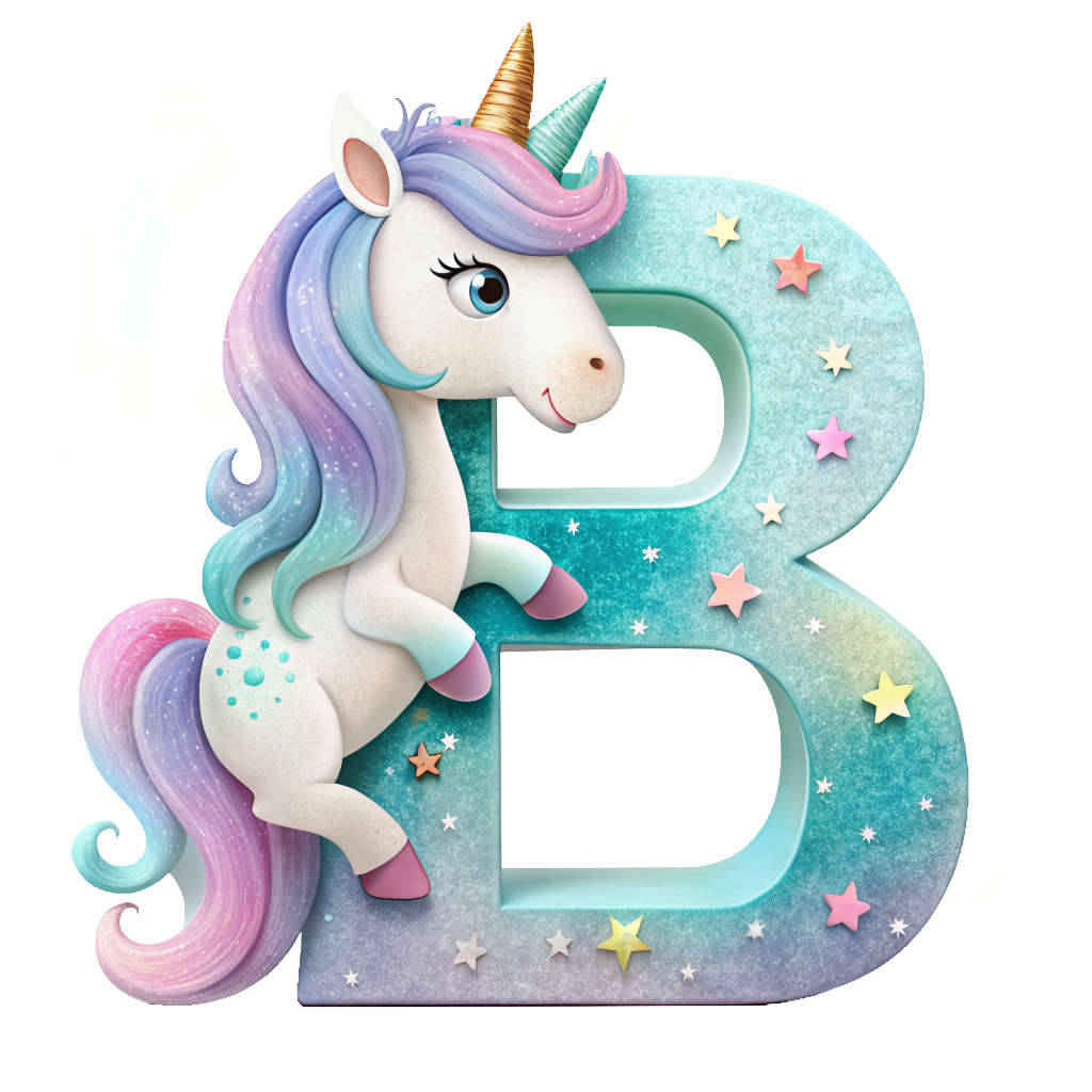 Unicorn Alfabet og Nummer