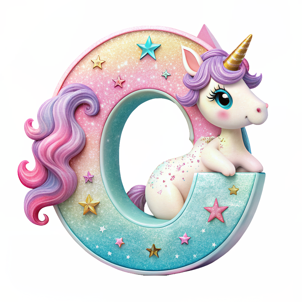 Unicorn Alfabet og Nummer
