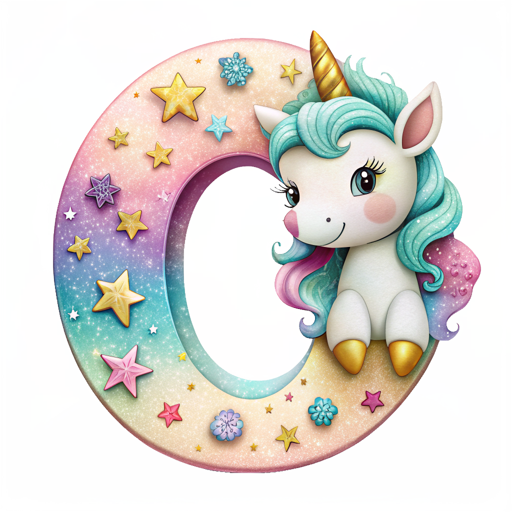 Unicorn Alfabet og Nummer