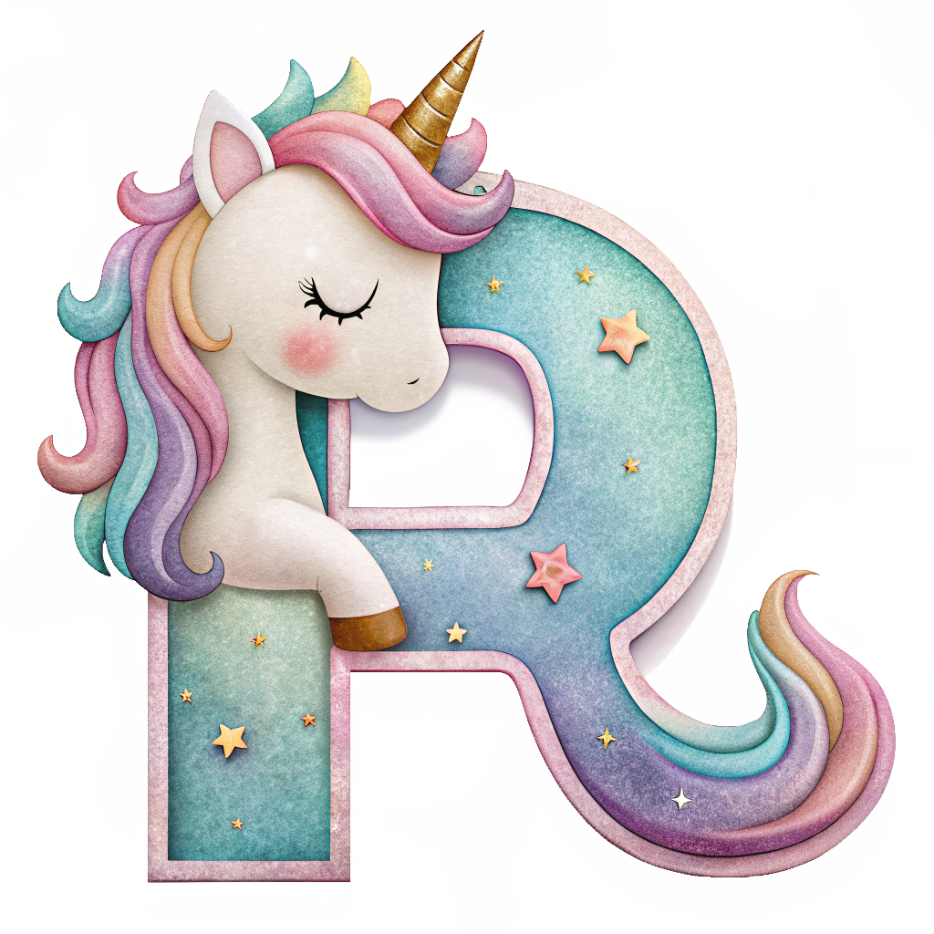 Unicorn Alfabet og Nummer
