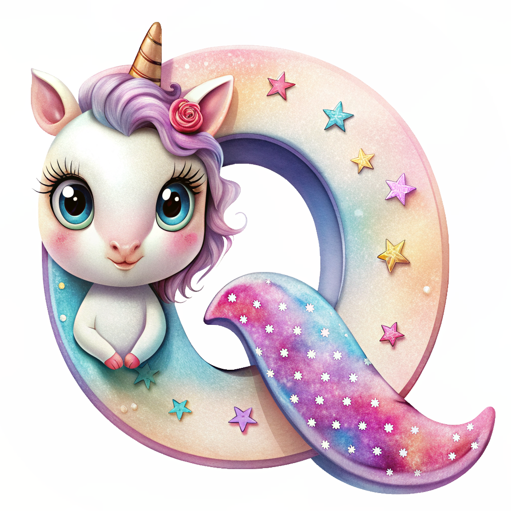 Unicorn Alfabet og Nummer