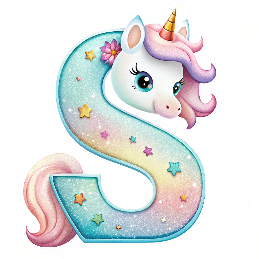Unicorn Alfabet og Nummer