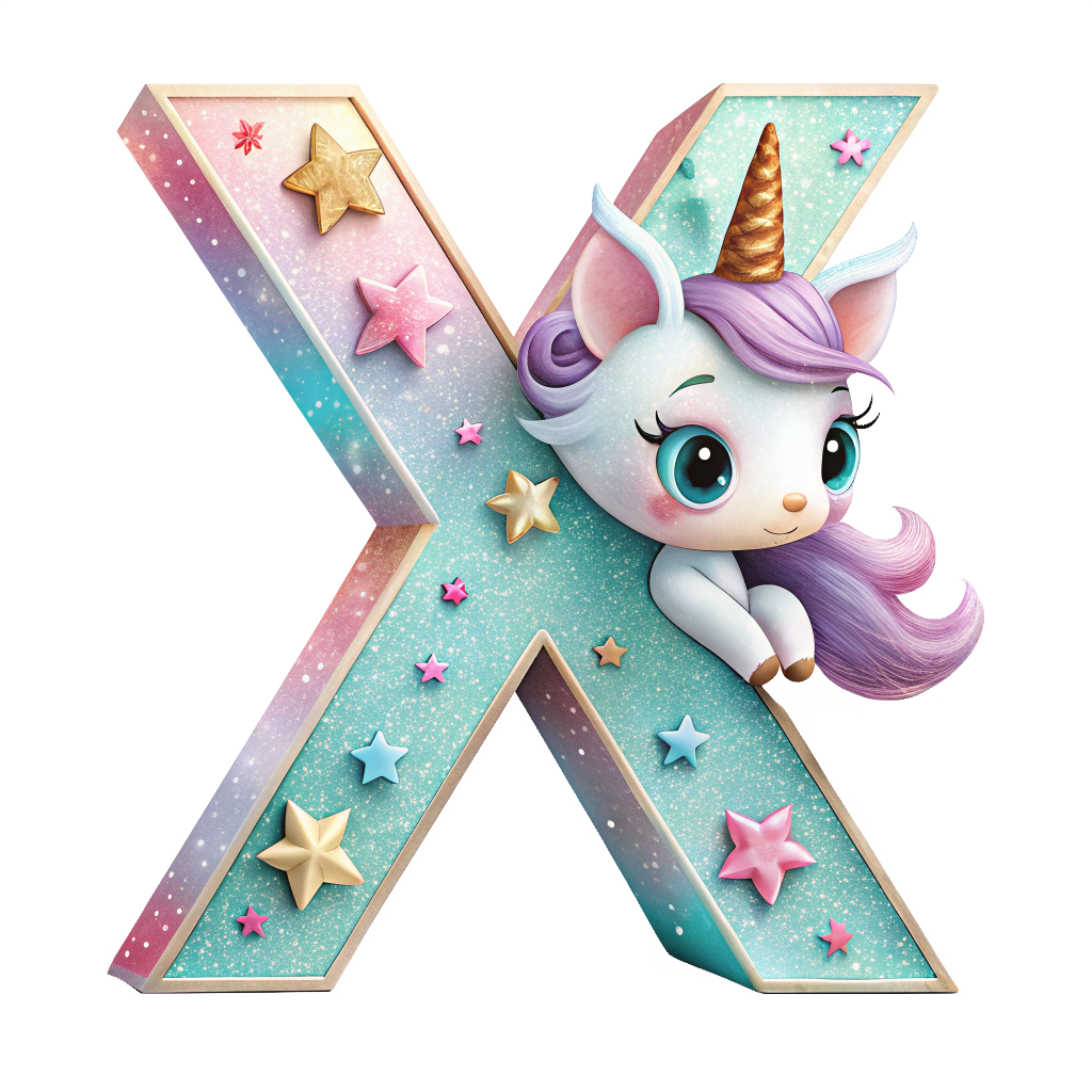 Unicorn Alfabet og Nummer