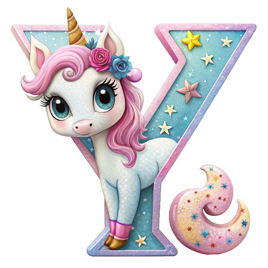 Unicorn Alfabet og Nummer