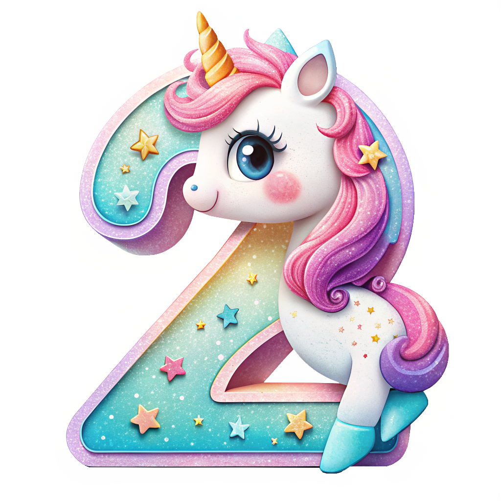 Unicorn Alfabet og Nummer