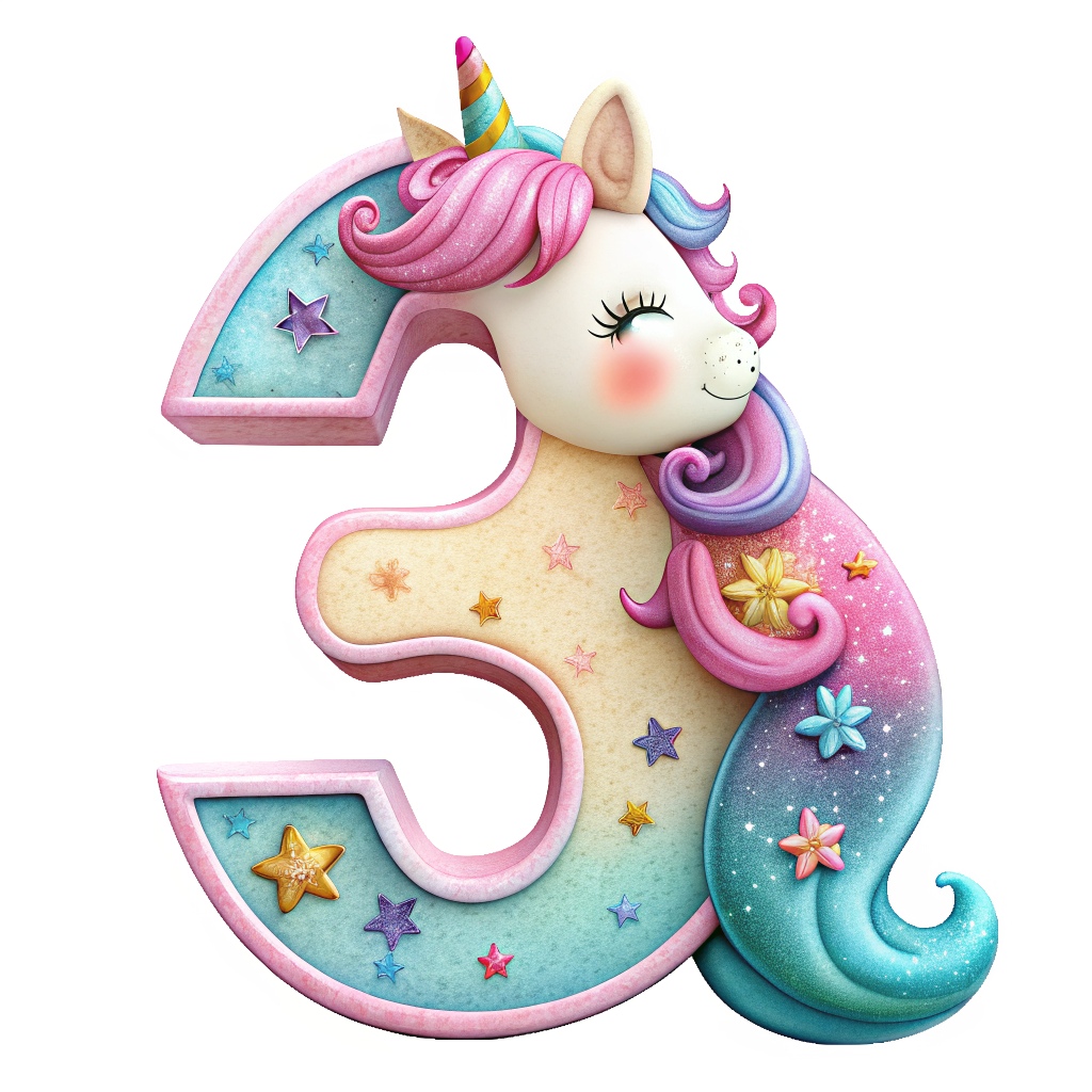 Unicorn Alfabet og Nummer
