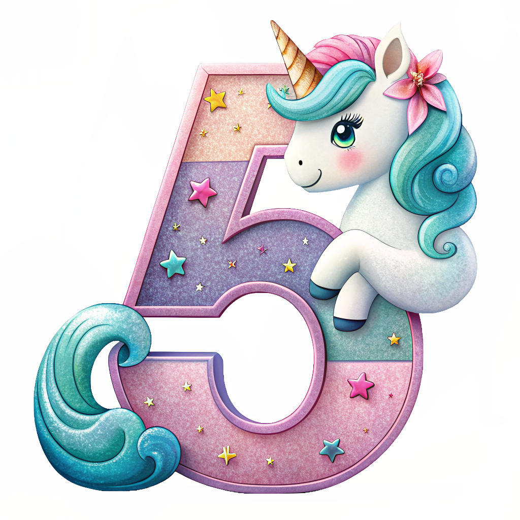 Unicorn Alfabet og Nummer