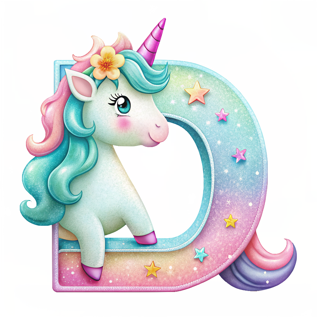 Unicorn Alfabet og Nummer